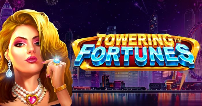 Towering Treasures slot game dengan kemenangan menjulang